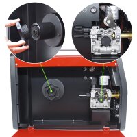 MIG MAG Schweißgerät 200A, MMA Elektrode 170A, IGBT, für 5kg Drahtrolle | Milano 2300