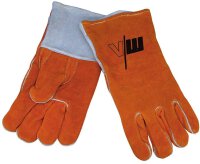 Protective Glove for Plasma Cutter Leather Glove, red