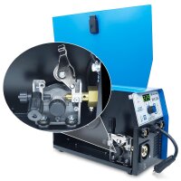 MIG MAG Schweißgerät 225A, MMA Elektrode 170A, IGBT, für 1kg/5kg Drahtrolle | MIG225A