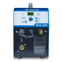 MIG MAG Schweißgerät 295A, MMA Elektrode 250A, 400V, IGBT, für 5kg/15kg Drahtrolle | MIG295A