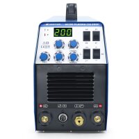 AC/DC WIG Schweißgerät 200A mit Plasmaschneider 50A, MMA Elektrode 170A, HF-Zündung, Alu | 200P Analog
