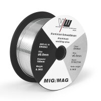 MIG MAG Aluminium Schweißdraht Drahtrolle ER4043 | 0.8 / 0,5kg / D100 - S100 Rolle