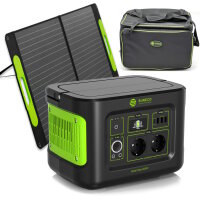 600W Powerstation with Solar Panel and Carrying Bag |...