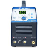 DC TIG welder 200A with plasma cutter 40A, MMA electrode, HF ignition, IGBT | CT520PD