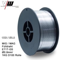 MIG MAG welding wire Cored wire E71T-GS | 0.8 / 1 kg /...
