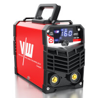 Schweißgerät MMA Elektrode ARC 160D Set: Helm, Drahtbürste, 10 Elektroden