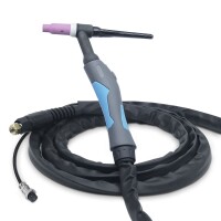 AC/DC TIG welder SET with 50A plasma cutter, helmet, foot pedal & accessories | 200P Analog