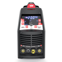 NewYork 2500D – AC/DC WIG Schweißgerät 200A + Plasmaschneider 50A | Digital Set mit Helm, Druckminderer & Zubehör