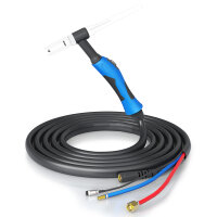 Schweißbrenner WIG 320A, 13mm Dorn, 5pol, M16/1,5 Gewinde, wassergekühlt | WP-18 8m