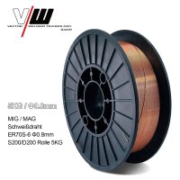MIG MAG Schweißdraht Stahl SG 3, ER70-6 Drahtrolle 0,6 / 0,8 / 1 | 5kg / 15kg